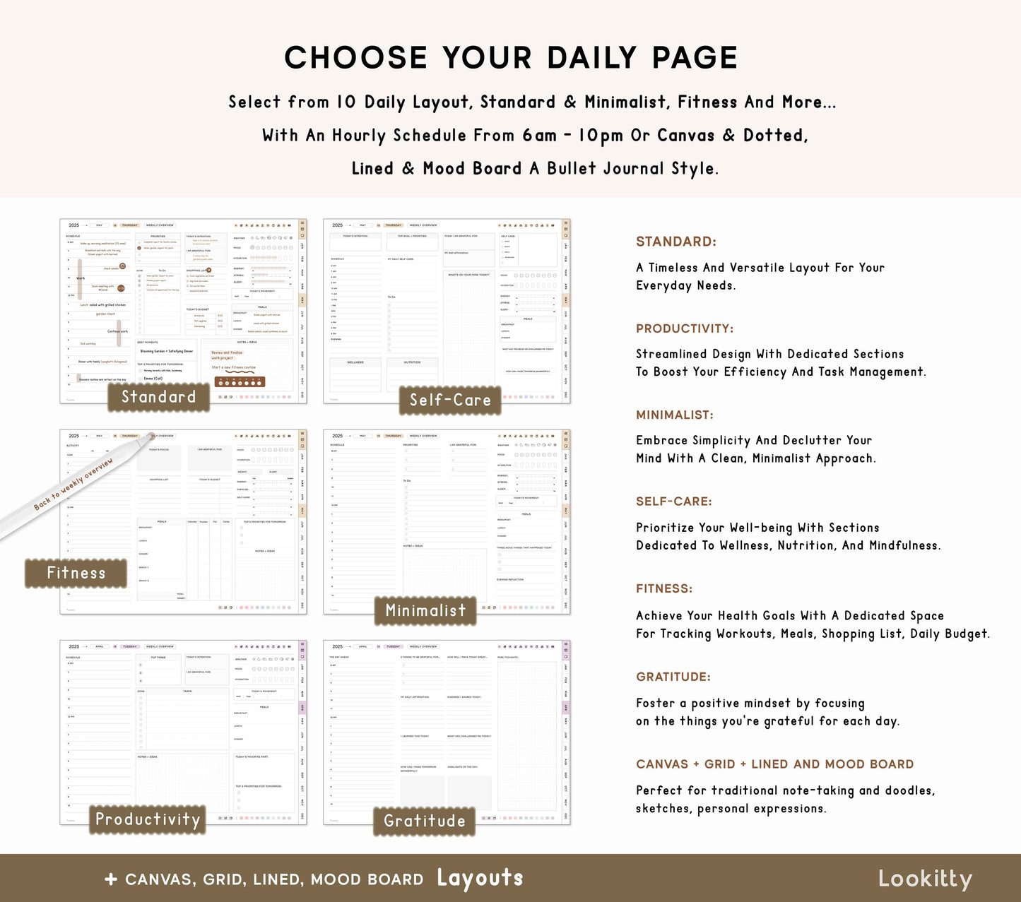 Digital Planner 2025 2026 + Undated