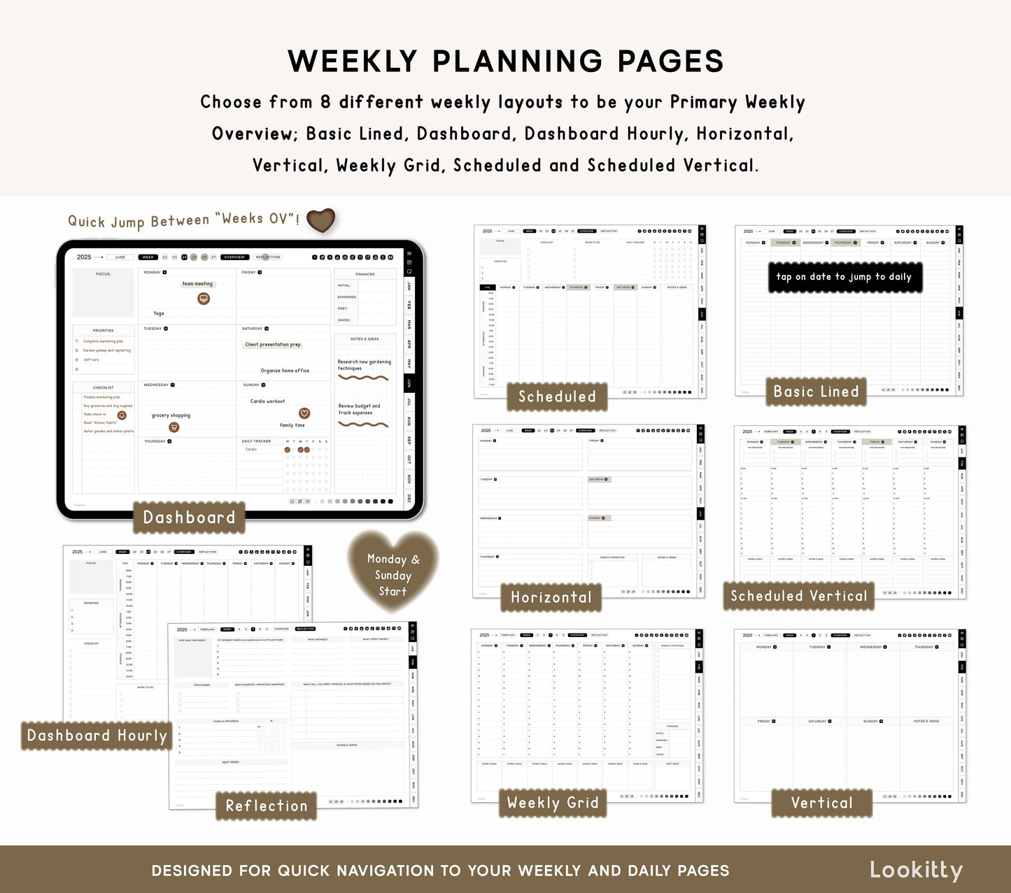 Digital Planner 2025 2026 + Undated