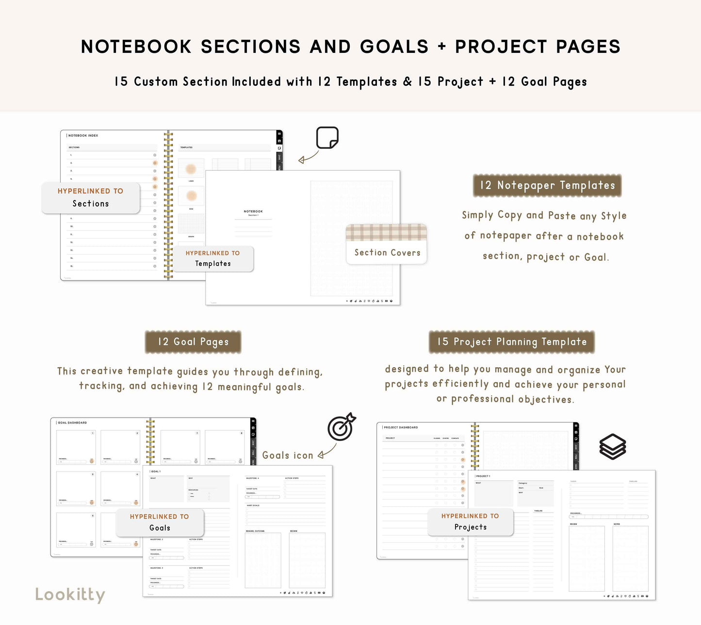 2025 Digital Planner & Dark Mode Option