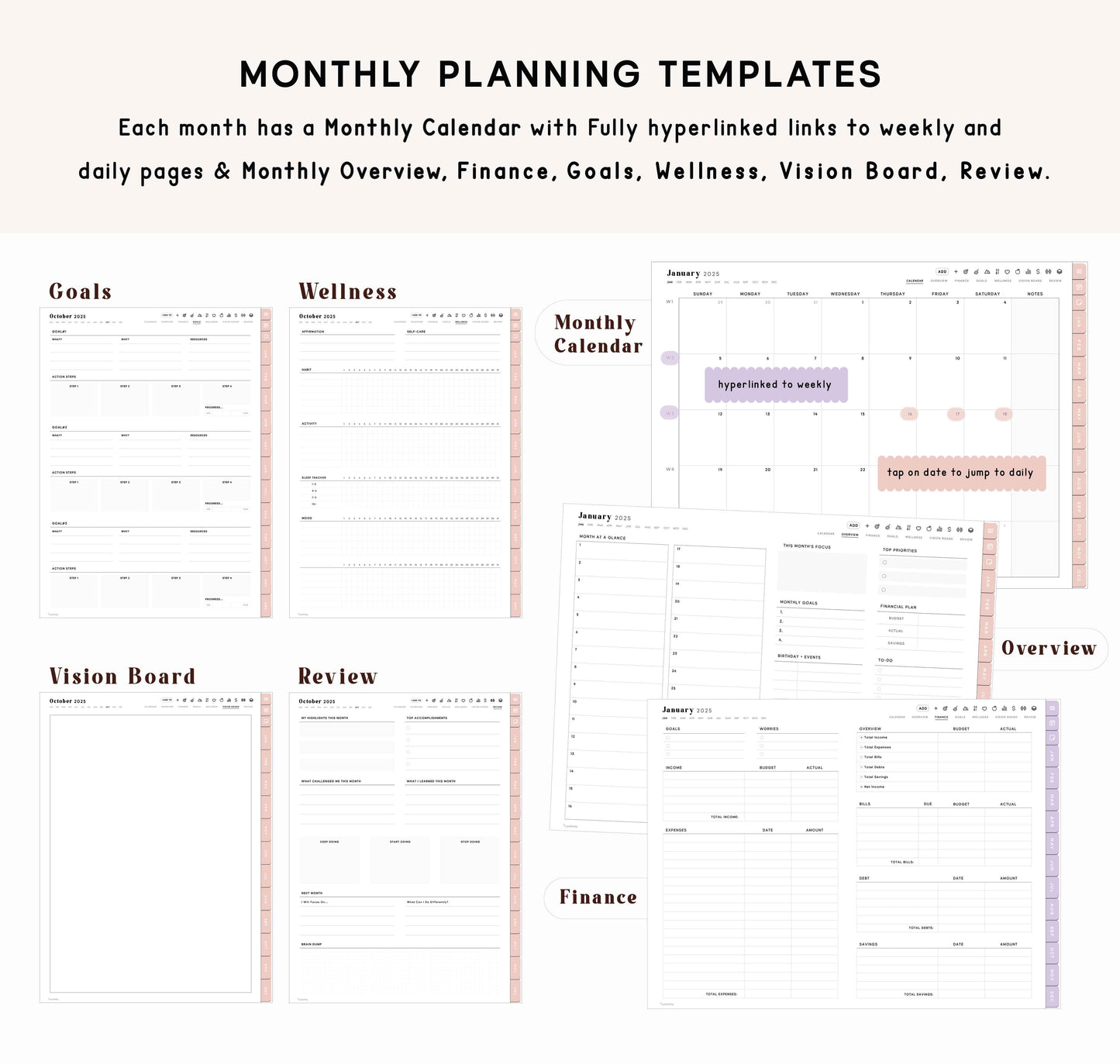 2025 2026 Digital Planner | Bundle