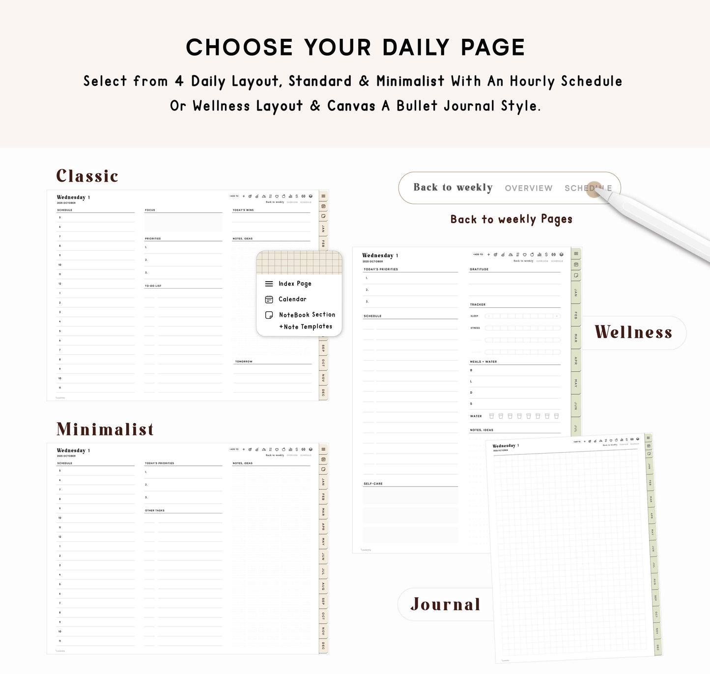 2025 2026 Digital Planner | Bundle