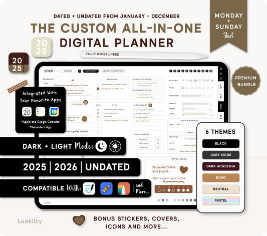 Digital Planner 2025 2026 + Undated