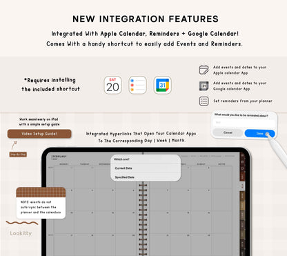 2025 Digital Planner & Dark Mode Option