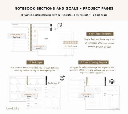 2025 Digital Planner & Dark Mode Option