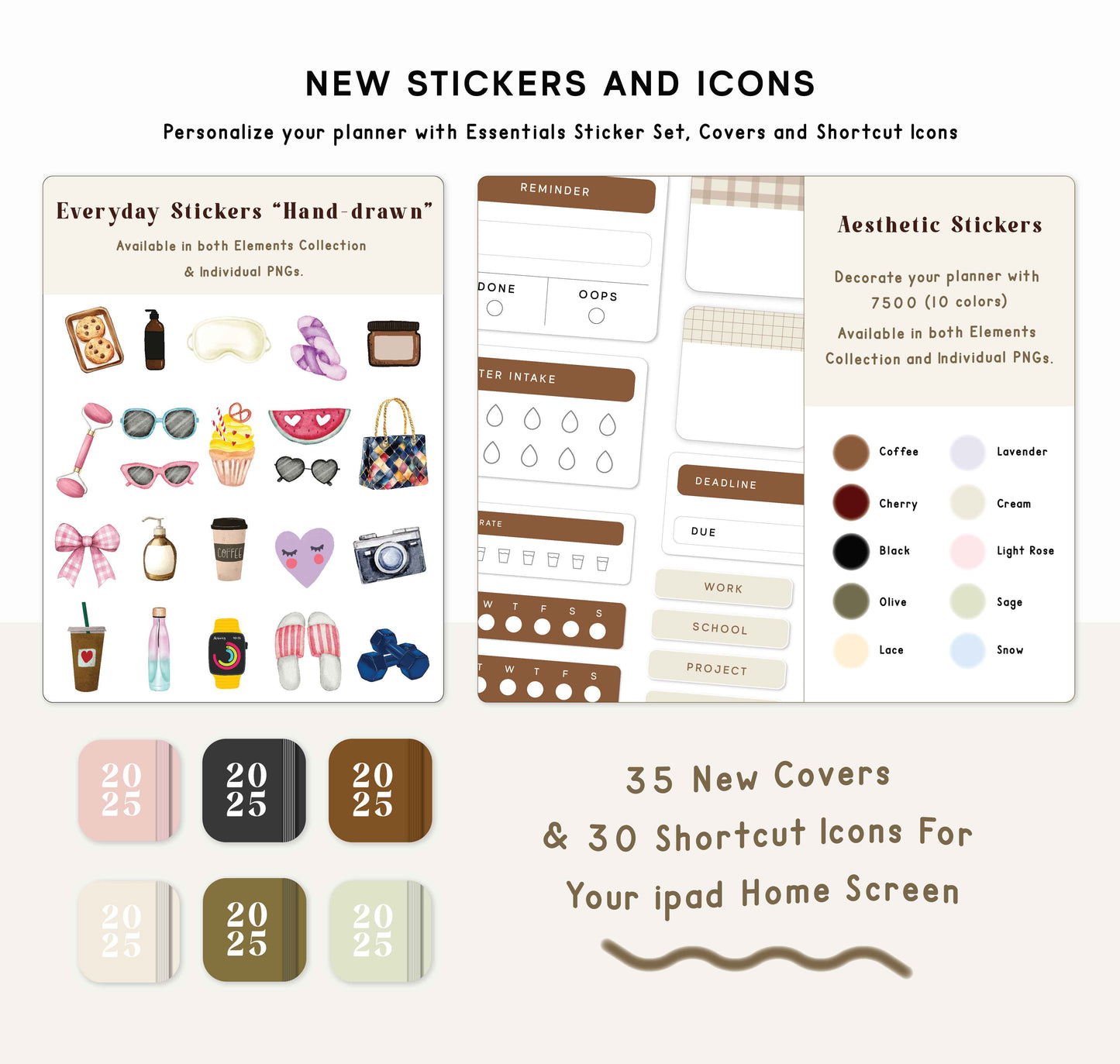 Digital Stickers And Icons